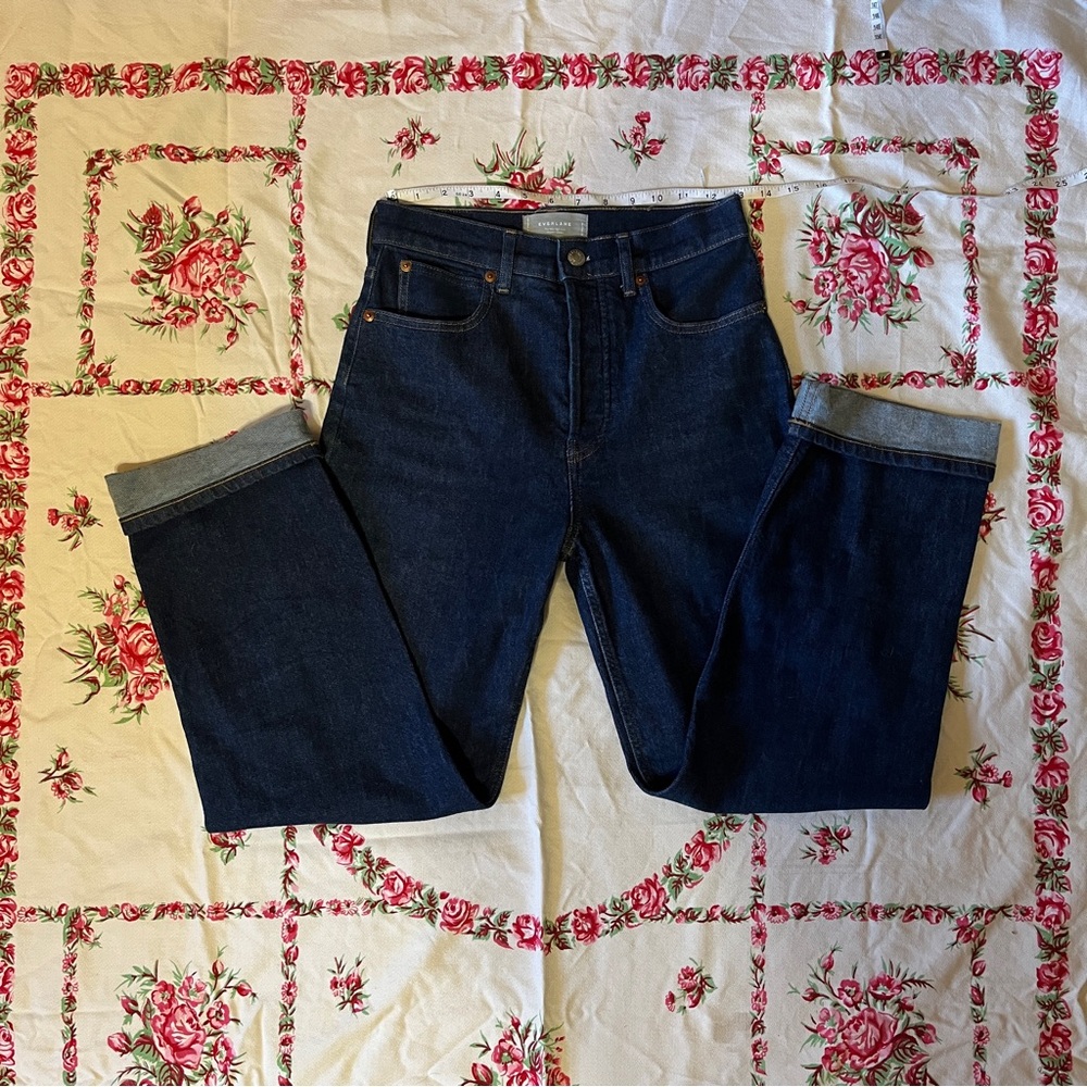 Everlane Way High Jean in Pure Blue sz 26 regular